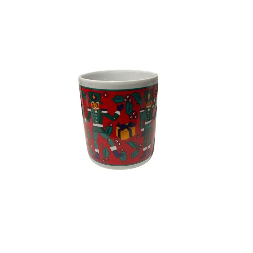 Riviera Van Beers 1993 Limited Edition Signature Christmas Nutcracker Cup Mug
